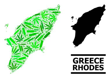 Rodos Adasının Uyuşturucu Mozaik Haritası