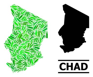 Çad 'ın Uyuşturucu Mozaik Haritası