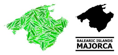 Bağımlılık Mozaik Majorca Haritası