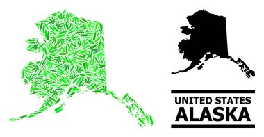 Alaska Eyaleti Uyuşturucu Mozaik Haritası