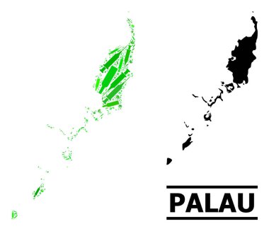 Palau Adaları Bağımlılık Mozaik Haritası