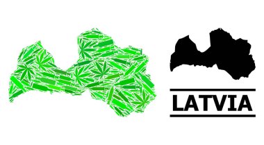 Letonya Uyuşturucu Mozaik Haritası