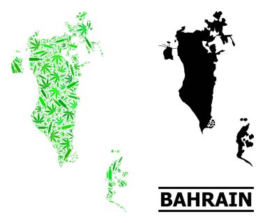 Bağımlılık Mozaik Bahreyn Haritası