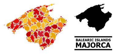 Sonbahar Yaprakları - Majorca Mozaik Haritası