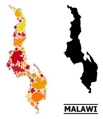 Sonbahar Yaprakları - Malawi Mozaik Haritası