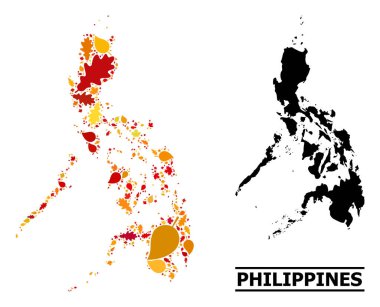 Sonbahar Yaprakları - Filipinler Mozaik Haritası