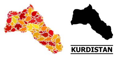 Sonbahar Yaprakları - Kürdistan Mozaik Haritası