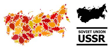 Sonbahar Yaprakları - SSCB Mozaik Haritası
