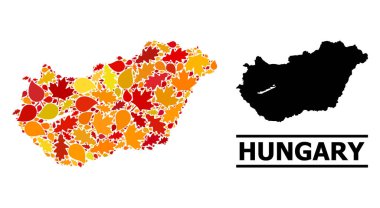 Sonbahar Yaprakları - Macaristan Mozaik Haritası