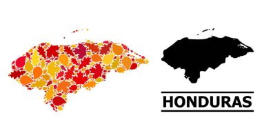 Sonbahar Yaprakları - Honduras Mozaik Haritası
