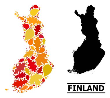 Sonbahar Yaprakları - Finlandiya Mozaik Haritası