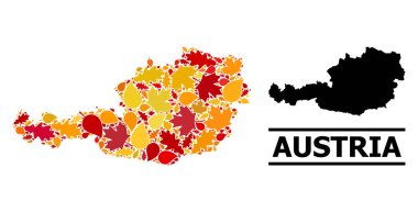 Sonbahar Yaprakları - Avusturya Mozaik Haritası