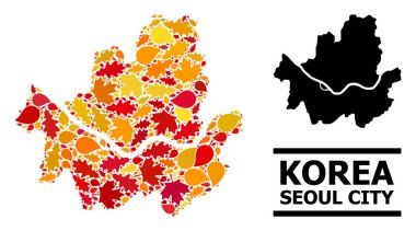 Sonbahar Yaprakları - Seul Belediyesi Mozaik Haritası