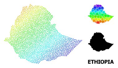 Etiyopya 'nın Vektör Spektral Pikselli Haritası