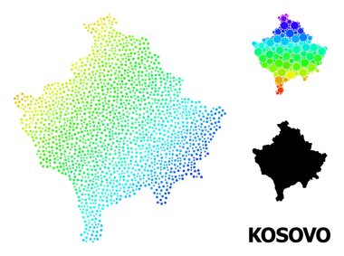 Kosova 'nın Vektör Spektral Piksel Haritası