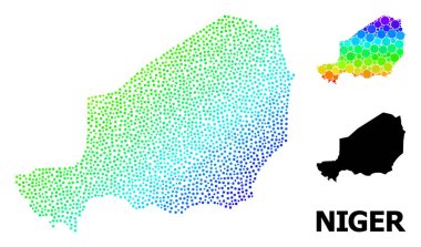 Nijer Vektör Spektrumu Gradyan Nokta Haritası