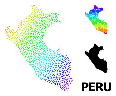 Peru 'nun Vektör Spektrumu Nokta Haritası