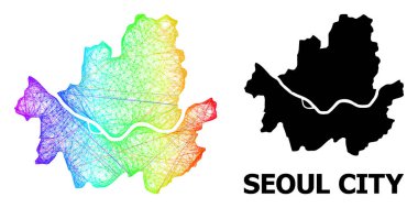 Spektrum Gradyanlı Seul Belediyesi Ağ Haritası