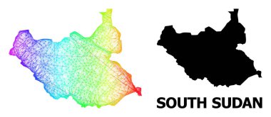 Hayalet Gradyan ile Güney Sudan 'ın Yumurtadan Çıkan Haritası
