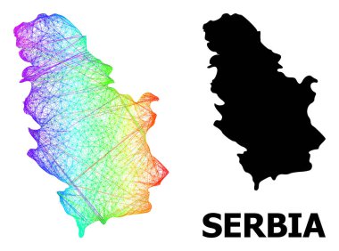 Hayali Gradyan ile Sırbistan Haritası Çıktı