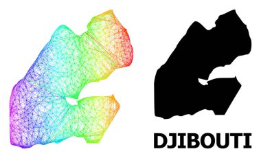 Spektrum Gradyanlı Cibuti Ağ Haritası