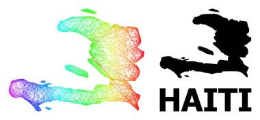 Hayali Gradyan ile Haiti Net Haritası