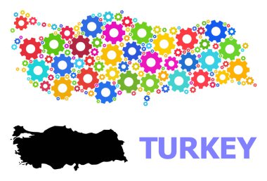Türkiye 'nin Renkli Tekerlek Hizmet Bileşimi Haritası