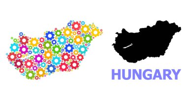 Renkli Çarklar Macaristan Servis Kompozisyon Haritası
