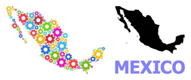 Parlak Vites Meksika Endüstriyel Bileşimi Haritası
