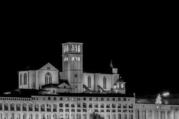 Assise Ombrie Pérouse Basilique San Francesco Chiesa Supérieure Vista — Photo