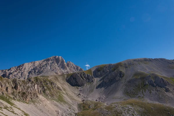 Абруццо Гран Сассо Италия Massiccio Montuoso Alto Dell Appennino Continentale — стоковое фото