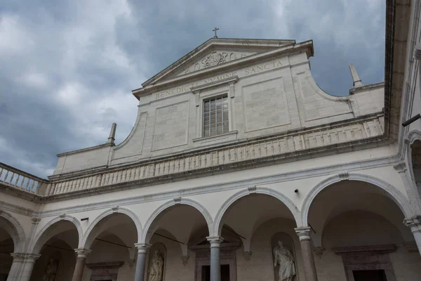 Abbazia Montecassino Cassino Latium Italien Monastero Benedettino Sito Sulla Sommit — Stockfoto