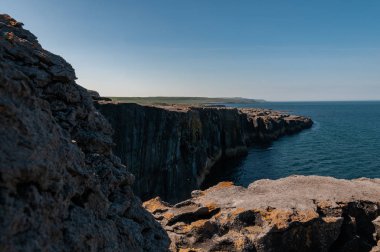 Irlanda, Parco Nazionale del Burren (Boireann), le scogliere.
