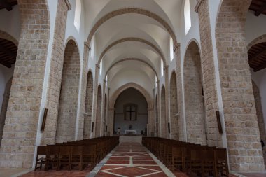 Rocchetta a Volturno, Isernia, Molise. Abbazia benedettina di San Vincenzo al Volturno