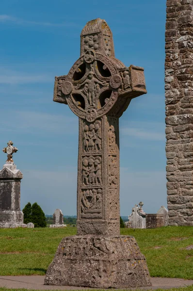 Rovine Manastırı di Clonmacnoise. Uno dei Principali centri religiosi e culturali in Europa, fondato sul fiume Shannon nel 545 dopo Cristo.