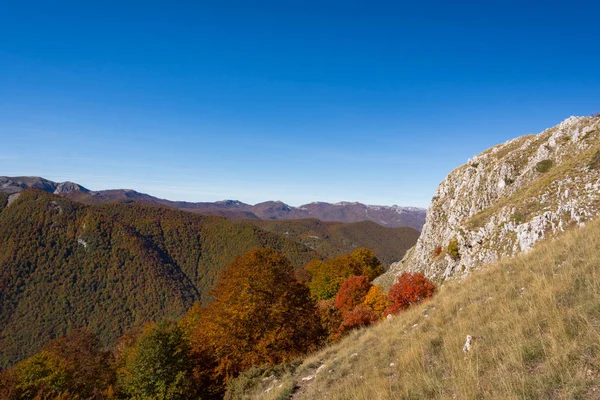 Monte Amaro Parte Della Majella Secondo Massiccio Montuoso Alto Degli — Foto de Stock