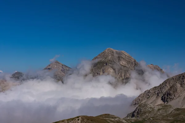 Gran Sasso Itália Maciço Montanhoso Mais Alto Dos Apeninos Continentais — Fotografia de Stock