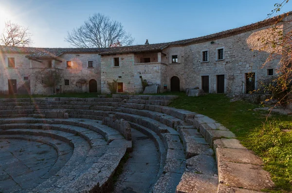 Een Sepino Saepinum Een Romeins Archeologisch Gebied Gelegen Regio Molise — Stockfoto