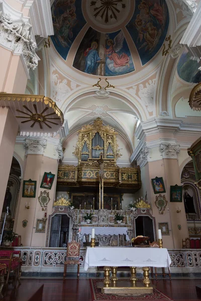 Capracotta Isernia Molise Iglesia Parroquial Santa Maria Assunta Iglesia Principal —  Fotos de Stock