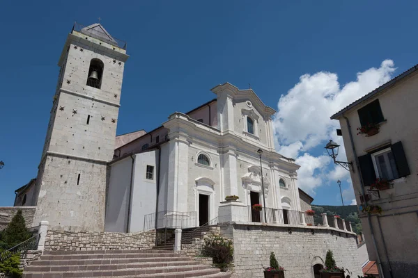 Capracotta Isernia Molise Kościół Parafialny Santa Maria Assunta Jest Główny — Zdjęcie stockowe