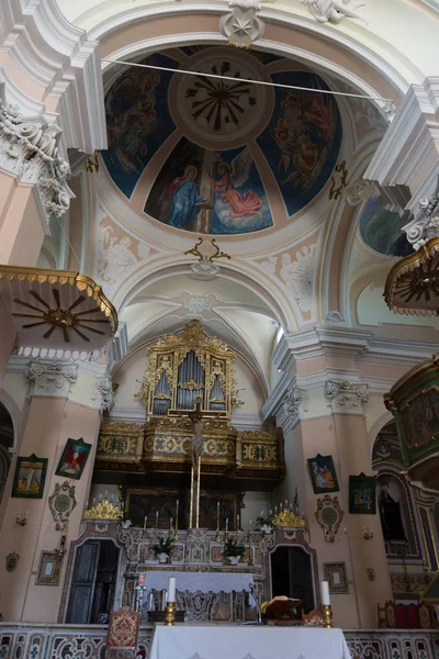 Capracotta Isernia Molise Iglesia Parroquial Santa Maria Assunta Iglesia Principal —  Fotos de Stock