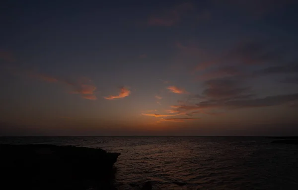 Adria Ostuni Apulien Sonnenaufgang Renommierter Badeort Herzen Des Salento Dieser — Stockfoto