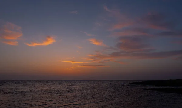 Mar Adriático Ostuni Puglia Nascer Sol Estância Balnear Renomada Localizada — Fotografia de Stock