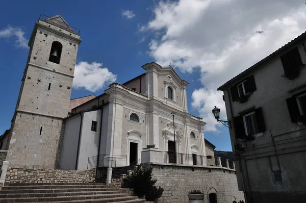 Capracotta Isernia Molise Santa Maria Assunta Parish Kilisesi Ana Kilise — Stok fotoğraf
