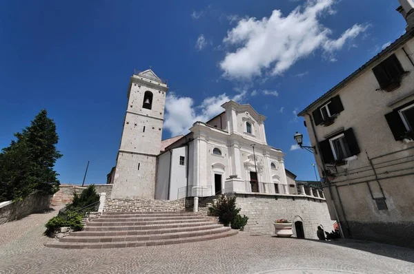 Capracotta Isernia Molise Kościół Parafialny Santa Maria Assunta Jest Główny — Zdjęcie stockowe