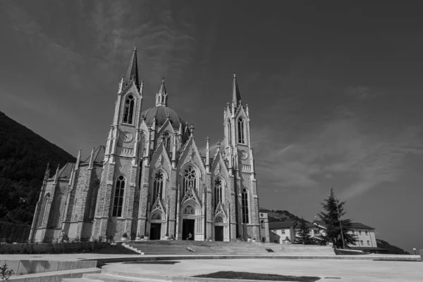 Castelpetroso Isernia Molise Sanctuaire Vierge Addolorata Sanctuaire Qui Commencé Par — Photo