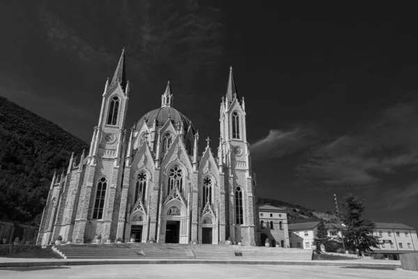 Castelpetroso Isernia Molise Heiligtum Der Madonna Addolorata Das Heiligtum Das — Stockfoto