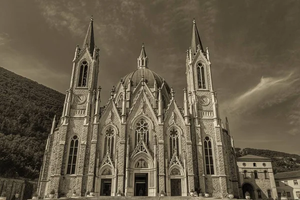 Castelpetroso Isernia Molise Heiligtum Der Madonna Addolorata Das Heiligtum Das — Stockfoto