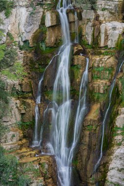 Borrello, Chieti, Abruzzo. The Regional Natural Reserve and WWF OASIS Cascate del Verde. It is a protected natural area of Abruzzo, established in 2001, comprising an area of approximately 287 hectares. clipart