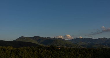 Molise, İtalya. Muhteşem yaz panoraması.